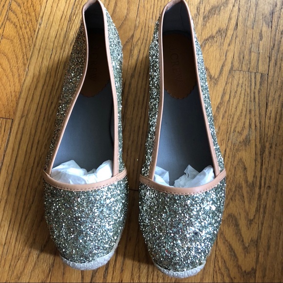 J Crew Emmeline glitter espadrilles 7 - Picture 2 of 6